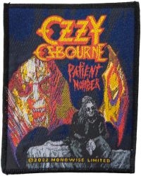 Ozzy Osbourne - Patch Patient No 9 (9,9 X 7,8 Cm) i gruppen MERCHANDISE / Accessoarer / Metal hos Bengans Skivbutik AB (5577364)