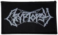 Cryptopsy - Patch White Logo (6,2 X 10 Cm) i gruppen MERCHANDISE / Accessoarer / Kommende / Metal hos Bengans Skivbutik AB (5577435)