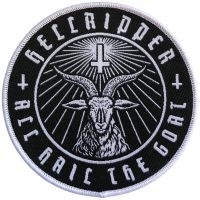 Hellripper - Patch Goatmaster White (9 Cm) i gruppen MERCHANDISE / Accessoarer / Kommende / Metal hos Bengans Skivbutik AB (5577456)