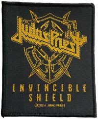 Judas Priest - Patch Invincible Shield (10 X 8,2 C i gruppen MERCHANDISE / Accessoarer / Kommende / Metal hos Bengans Skivbutik AB (5577527)