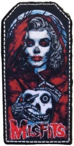 Misfits - Patch Lady Skull (10,4 X 5 Cm) i gruppen MERCHANDISE / Accessoarer / Kommende / Pop-Rock hos Bengans Skivbutik AB (5577589)