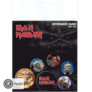 Iron Maiden - Badge Pack - Mix  i gruppen MERCHANDISE / Merch / Metal hos Bengans Skivbutik AB (5577863)