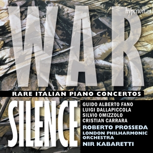 Roberto Prosseda London Philharmon - War Silence - Rare Italian Piano Co i gruppen CD / Kommende / Klassisk hos Bengans Skivbutik AB (5578443)