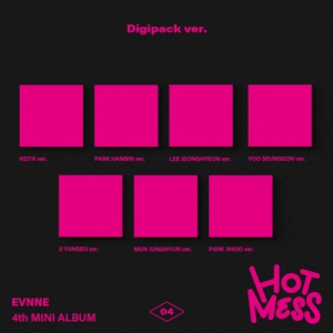 Evnne - Hot Mess (Digipack Ver.) (Random) i gruppen CD / Kommende / K-Pop hos Bengans Skivbutik AB (5578469)