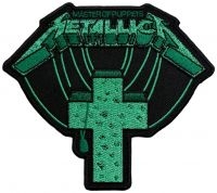 Metallica - Patch Master Of Puppets Green Cross i gruppen MERCHANDISE / Accessoarer / Kommende / Metal hos Bengans Skivbutik AB (5579364)