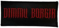 Dimmu Borgir - Patch Logo Red (4,5 X 9,7 Cm) i gruppen MERCHANDISE / Accessoarer / Kommende / Metal hos Bengans Skivbutik AB (5579723)