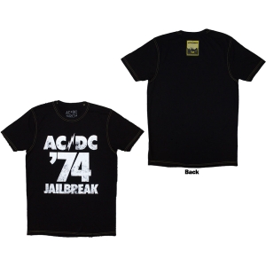 Ac/Dc - 74 Jailbreak Uni Bl T-Shirt i gruppen MERCHANDISE / T-shirt / Metal hos Bengans Skivbutik AB (5581202r)