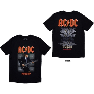 Ac/Dc - Angus Soundwall Eu Tour 24 Uni Bl T-Shirt i gruppen MERCHANDISE / T-shirt / Metal hos Bengans Skivbutik AB (5581204r)