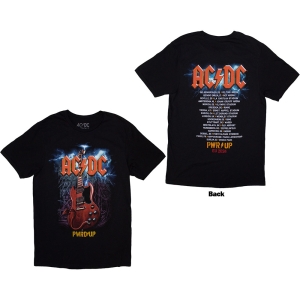 Ac/Dc - Guitar Eu Tour 24 Uni Bl T-Shirt i gruppen MERCHANDISE / T-shirt / Metal hos Bengans Skivbutik AB (5581210r)