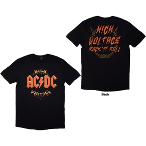 Ac/Dc - High Voltage Rnr Uni Bl T-Shirt i gruppen MERCHANDISE / T-shirt / Metal hos Bengans Skivbutik AB (5581215r)