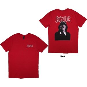 Ac/Dc - Mini Logo / Lock Up Your Daughters Uni Red T-Shirt i gruppen MERCHANDISE / T-shirt / Metal hos Bengans Skivbutik AB (5581218r)