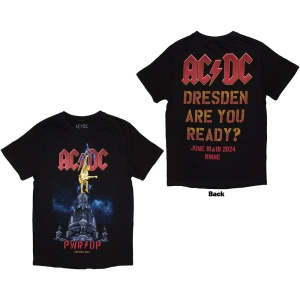 Ac/Dc - Pwr Up Dresden 24 Lady Bl T-Shirt i gruppen MERCHANDISE / T-shirt / Metal hos Bengans Skivbutik AB (5581223r)