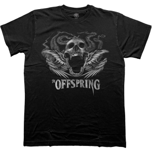 Offspring - Feathered Winged Skull Uni Bl T-Shirt i gruppen MERCHANDISE / T-shirt / Punk hos Bengans Skivbutik AB (5581245r)