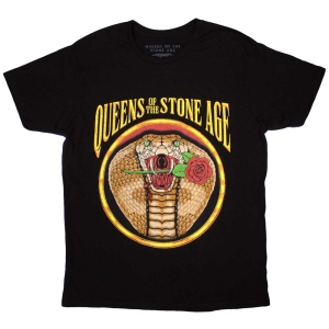 Queens Of The Stone Age - Cobra Uni Bl T-Shirt i gruppen MERCHANDISE / T-shirt / Metal hos Bengans Skivbutik AB (5581250r)