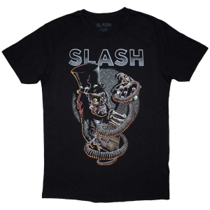 Slash - Skull Guitar Snake Uni Bl T-Shirt i gruppen MERCHANDISE / T-shirt / Metal hos Bengans Skivbutik AB (5581254r)