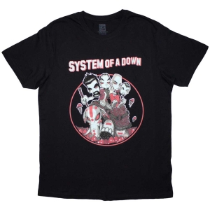 System Of A Down - Mushroom People Uni Bl T-Shirt i gruppen MERCHANDISE / T-shirt / Metal hos Bengans Skivbutik AB (5581255r)