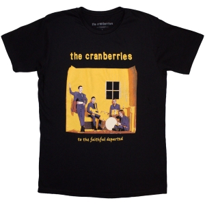 Cranberries - Faithfully Departed Cover Uni Bl T-Shirt i gruppen MERCHANDISE / T-shirt / Pop-Rock hos Bengans Skivbutik AB (5581323r)