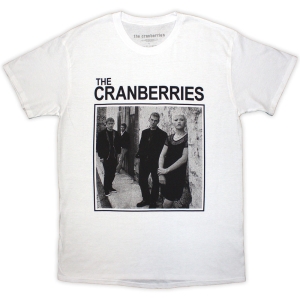 Cranberries - Square Photo Uni Wht T-Shirt i gruppen MERCHANDISE / T-shirt / Pop-Rock hos Bengans Skivbutik AB (5581326r)