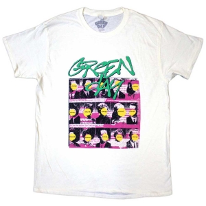 Green Day - Nimrod Mugshots Uni Natrl T-Shirt i gruppen MERCHANDISE / T-shirt / Punk hos Bengans Skivbutik AB (5581327r)