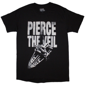 Pierce The Veil - Large Text Uni Bl T-Shirt i gruppen MERCHANDISE / T-shirt / Pop-Rock hos Bengans Skivbutik AB (5581329r)