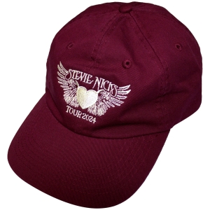 Stevie Nicks - Tour 24 Logo Maroon Baseball Cap i gruppen MERCHANDISE / Merch / Pop-Rock hos Bengans Skivbutik AB (5581532)