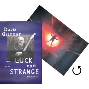 David Gilmour - Luck & Strange Poster i gruppen MERCHANDISE / Merch / Pop-Rock hos Bengans Skivbutik AB (5581537)