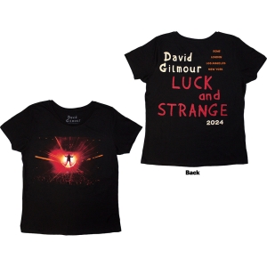 David Gilmour - Luck & Strange Stage Shot Lady Bl T-Shirt i gruppen MERCHANDISE / T-shirt / Pop-Rock hos Bengans Skivbutik AB (5581545r)