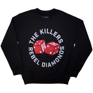 The Killers - Tour 24 Rebel Diamonds Dice Uni Bl Sweatshirt i gruppen MERCHANDISE / Hoodies / Pop-Rock hos Bengans Skivbutik AB (5581561r)