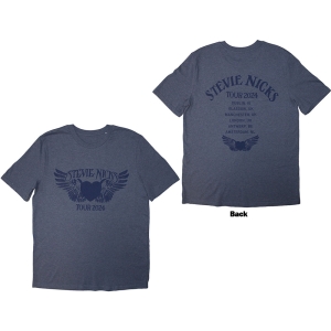 Stevie Nicks - Tour 24 Winged Heart Uni Navy T-Shirt i gruppen MERCHANDISE / T-shirt / Pop-Rock hos Bengans Skivbutik AB (5581568r)