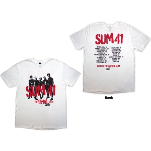 Sum 41 - Tour 24 Spray Paint Uni Wht T-Shirt i gruppen MERCHANDISE / T-shirt / Punk hos Bengans Skivbutik AB (5581584r)