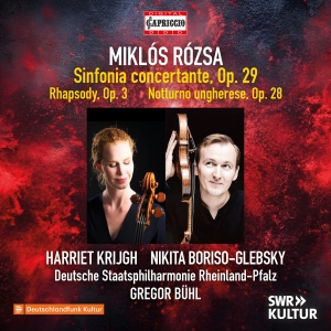 Miklos Rozsa - Sinfonia Concertante Rhapsody For i gruppen CD / Kommende / Klassisk hos Bengans Skivbutik AB (5581629)