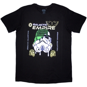 Star Wars - Galactic Empire Melted Mask Uni Bl T-Shirt i gruppen MERCHANDISE / T-shirt / Film-Musikkkal hos Bengans Skivbutik AB (5581722r)