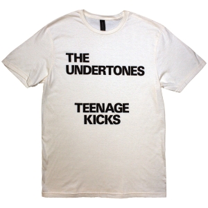 Undertones - Teenage Kicks Text Uni Natrl T-Shirt i gruppen MERCHANDISE / T-shirt / Pop-Rock hos Bengans Skivbutik AB (5581803r)