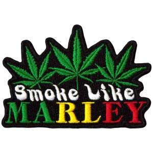 Bob Marley - Smoke Like Woven Patch i gruppen MERCHANDISE / Merch / Reggae hos Bengans Skivbutik AB (5581809)