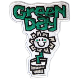 Green Day - Flower Pot Woven Patch i gruppen MERCHANDISE / Merch / Punk hos Bengans Skivbutik AB (5581817)