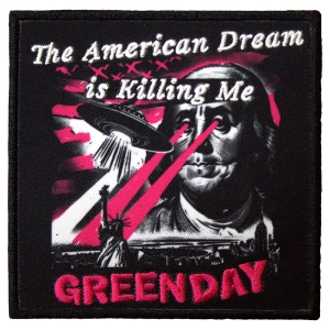 Green Day - American Dream Printed Patch i gruppen MERCHANDISE / Merch / Punk hos Bengans Skivbutik AB (5581832)