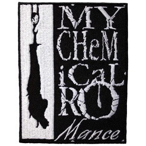 My Chemical Romance - Hangman Woven Patch i gruppen MERCHANDISE / Merch / Pop-Rock hos Bengans Skivbutik AB (5581840)