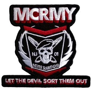 My Chemical Romance - Mcrmy Never Surrender Woven Patch i gruppen MERCHANDISE / Merch / Pop-Rock hos Bengans Skivbutik AB (5581848)