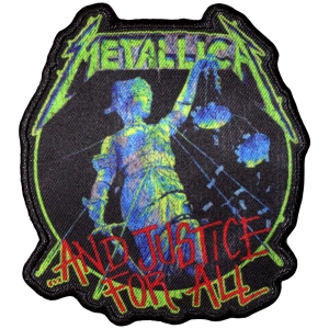 Metallica - And Justice For All Printed Patch i gruppen MERCHANDISE / Merch / Metal hos Bengans Skivbutik AB (5581857)