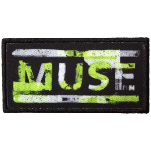 Muse - Distressed Logo Woven Patch i gruppen MERCHANDISE / Merch / Pop-Rock hos Bengans Skivbutik AB (5581868)