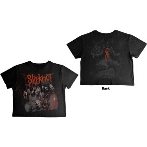 Slipknot - Ouija Belt Lady Bl Crop Top i gruppen MERCHANDISE / T-shirt / Metal hos Bengans Skivbutik AB (5581921r)