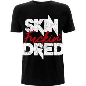 Skindred - Effin Red Uni Bl T-Shirt i gruppen MERCHANDISE / T-shirt / Metal hos Bengans Skivbutik AB (5581923r)