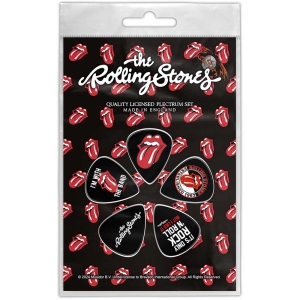 The Rolling Stones - Tongue Button Badge 5-Pack i gruppen MERCHANDISE / Merch / Pop-Rock hos Bengans Skivbutik AB (5581975)