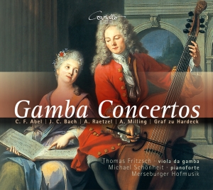 Thomas Fritzsch - Gamba Concertos i gruppen CD / Klassisk hos Bengans Skivbutik AB (5582502)