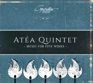 Atéa Quintet - Works For Wind Quintet i gruppen CD / Klassisk hos Bengans Skivbutik AB (5582503)