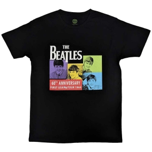 Beatles - Us 1964 Uni Bl T-Shirt i gruppen MERCHANDISE / T-shirt / Pop-Rock hos Bengans Skivbutik AB (5583007r)