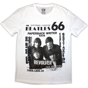 Beatles - 1966 Uni Wht T-Shirt i gruppen MERCHANDISE / T-shirt / Pop-Rock hos Bengans Skivbutik AB (5583013r)