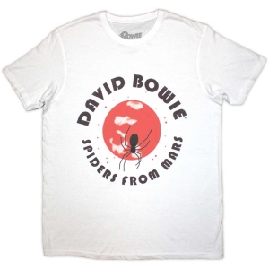 David Bowie - Spiders From Mars Uni Wht T-Shirt i gruppen MERCHANDISE / T-shirt / Pop-Rock hos Bengans Skivbutik AB (5583019r)