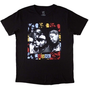 De La Soul - Collage Uni Bl T-Shirt i gruppen MERCHANDISE / T-shirt / Hip Hop-Rap hos Bengans Skivbutik AB (5583020r)