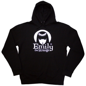 Emily The Strange - Halo Logo Uni Bl Hoodie i gruppen MERCHANDISE / Hoodies / TV-serie hos Bengans Skivbutik AB (5583022r)